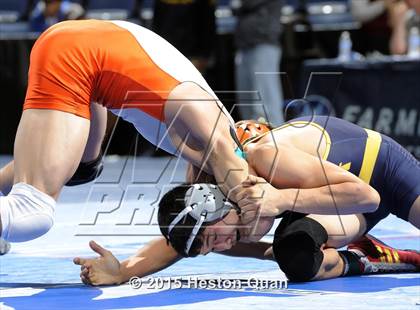 Thumbnail 1 in CIF SS Masters Wrestling Championships (Day 1) photogallery.