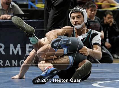 Thumbnail 2 in CIF SS Masters Wrestling Championships (Day 1) photogallery.