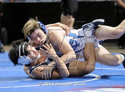 Thumbnail 1 in CIF SS Masters Wrestling Championships (Day 1) photogallery.