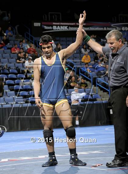 Thumbnail 3 in CIF SS Masters Wrestling Championships (Day 1) photogallery.