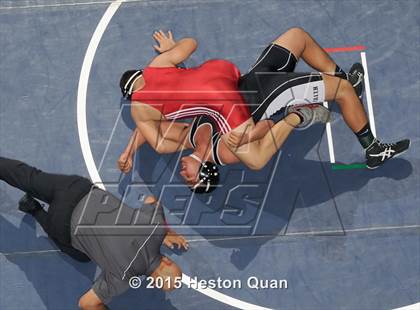 Thumbnail 2 in CIF SS Masters Wrestling Championships (Day 1) photogallery.