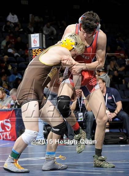 Thumbnail 1 in CIF SS Masters Wrestling Championships (Day 1) photogallery.