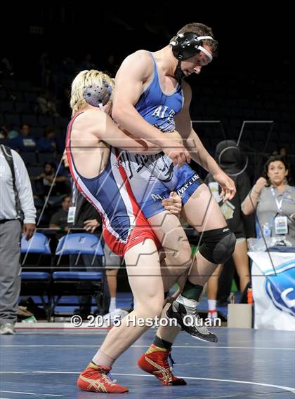 Thumbnail 2 in CIF SS Masters Wrestling Championships (Day 1) photogallery.