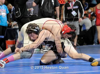Thumbnail 1 in CIF SS Masters Wrestling Championships (Day 1) photogallery.