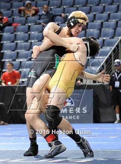 Thumbnail 3 in CIF SS Masters Wrestling Championships (Day 1) photogallery.