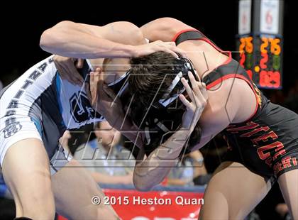 Thumbnail 2 in CIF SS Masters Wrestling Championships (Day 1) photogallery.