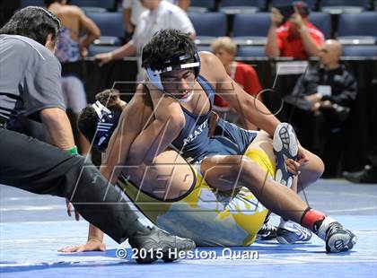 Thumbnail 3 in CIF SS Masters Wrestling Championships (Day 1) photogallery.