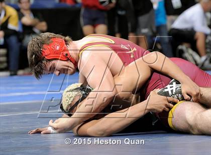 Thumbnail 1 in CIF SS Masters Wrestling Championships (Day 1) photogallery.