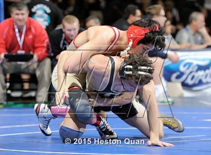 Thumbnail 2 in CIF SS Masters Wrestling Championships (Day 1) photogallery.
