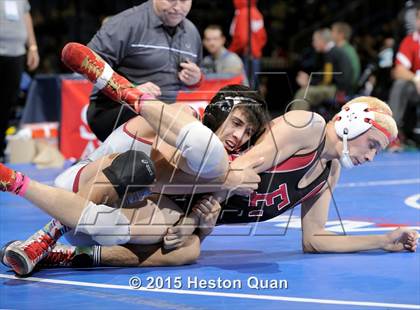 Thumbnail 3 in CIF SS Masters Wrestling Championships (Day 1) photogallery.