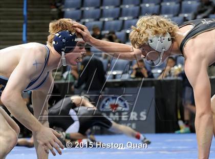 Thumbnail 3 in CIF SS Masters Wrestling Championships (Day 1) photogallery.