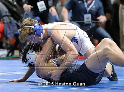 Thumbnail 1 in CIF SS Masters Wrestling Championships (Day 1) photogallery.