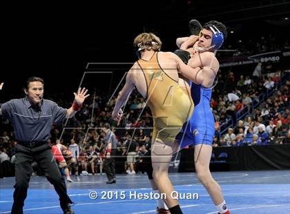 Thumbnail 2 in CIF SS Masters Wrestling Championships (Day 1) photogallery.