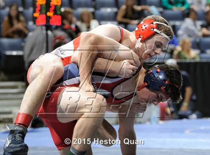 Thumbnail 3 in CIF SS Masters Wrestling Championships (Day 1) photogallery.