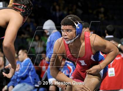 Thumbnail 1 in CIF SS Masters Wrestling Championships (Day 1) photogallery.