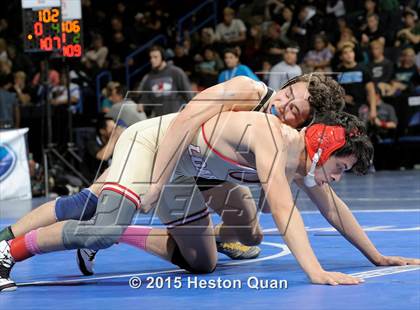 Thumbnail 1 in CIF SS Masters Wrestling Championships (Day 1) photogallery.