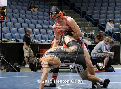 Thumbnail 1 in CIF SS Masters Wrestling Championships (Day 1) photogallery.