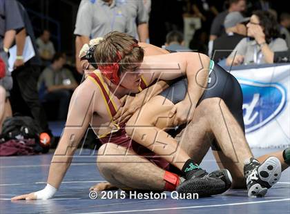 Thumbnail 1 in CIF SS Masters Wrestling Championships (Day 1) photogallery.