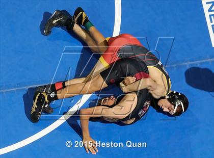 Thumbnail 2 in CIF SS Masters Wrestling Championships (Day 1) photogallery.
