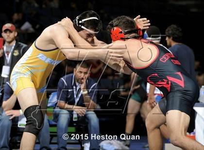 Thumbnail 3 in CIF SS Masters Wrestling Championships (Day 1) photogallery.