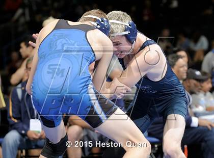 Thumbnail 2 in CIF SS Masters Wrestling Championships (Day 1) photogallery.