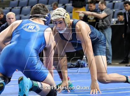 Thumbnail 3 in CIF SS Masters Wrestling Championships (Day 1) photogallery.