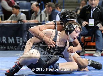 Thumbnail 2 in CIF SS Masters Wrestling Championships (Day 1) photogallery.