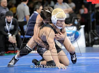 Thumbnail 2 in CIF SS Masters Wrestling Championships (Day 1) photogallery.