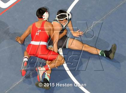 Thumbnail 3 in CIF SS Masters Wrestling Championships (Day 1) photogallery.