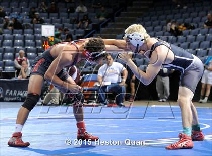 Thumbnail 3 in CIF SS Masters Wrestling Championships (Day 1) photogallery.