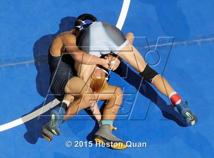 Thumbnail 2 in CIF SS Masters Wrestling Championships (Day 1) photogallery.