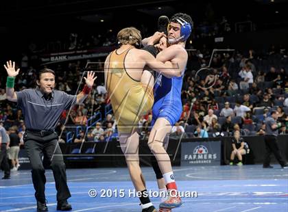 Thumbnail 1 in CIF SS Masters Wrestling Championships (Day 1) photogallery.