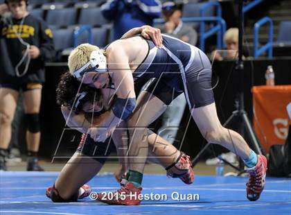 Thumbnail 3 in CIF SS Masters Wrestling Championships (Day 1) photogallery.