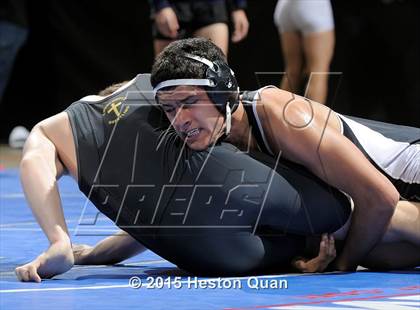 Thumbnail 1 in CIF SS Masters Wrestling Championships (Day 1) photogallery.