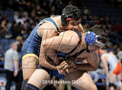 Thumbnail 1 in CIF SS Masters Wrestling Championships (Day 1) photogallery.