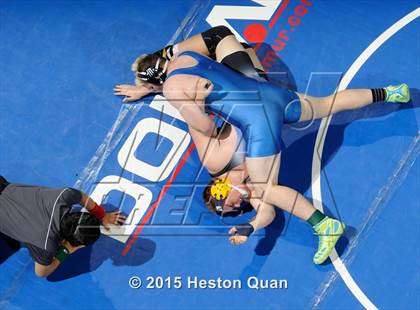 Thumbnail 1 in CIF SS Masters Wrestling Championships (Day 1) photogallery.