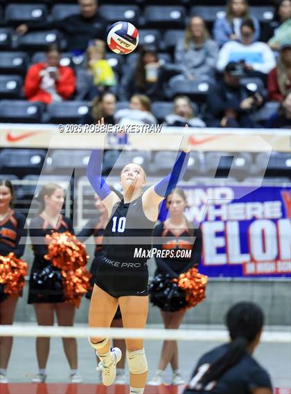 Thumbnail 2 in Nocona @ Leon (UIL 2A D1 Volleyball Final) photogallery.