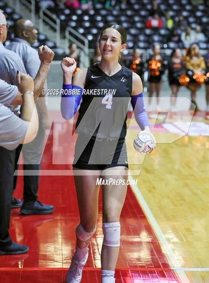 Thumbnail 2 in Nocona @ Leon (UIL 2A D1 Volleyball Final) photogallery.