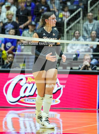 Thumbnail 1 in Nocona @ Leon (UIL 2A D1 Volleyball Final) photogallery.