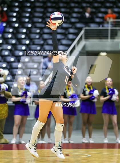 Thumbnail 1 in Nocona @ Leon (UIL 2A D1 Volleyball Final) photogallery.