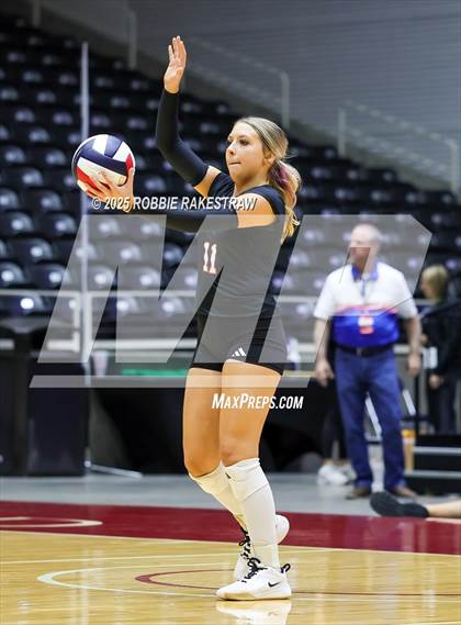 Thumbnail 1 in Nocona @ Leon (UIL 2A D1 Volleyball Final) photogallery.