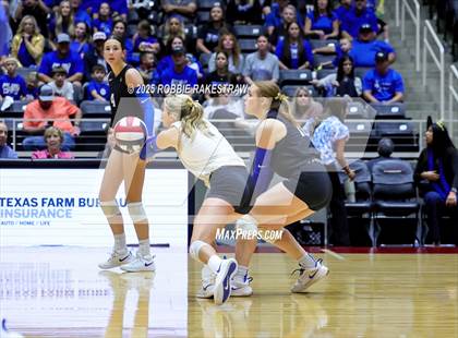 Thumbnail 3 in Nocona @ Leon (UIL 2A D1 Volleyball Final) photogallery.