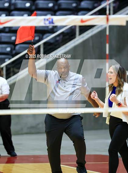 Thumbnail 1 in Nocona @ Leon (UIL 2A D1 Volleyball Final) photogallery.
