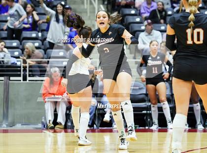 Thumbnail 3 in Nocona @ Leon (UIL 2A D1 Volleyball Final) photogallery.