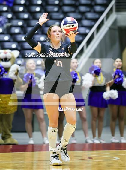 Thumbnail 1 in Nocona @ Leon (UIL 2A D1 Volleyball Final) photogallery.