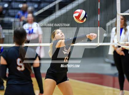 Thumbnail 3 in Nocona @ Leon (UIL 2A D1 Volleyball Final) photogallery.