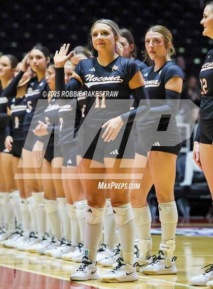 Thumbnail 2 in Nocona @ Leon (UIL 2A D1 Volleyball Final) photogallery.