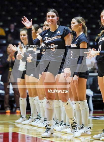 Thumbnail 3 in Nocona @ Leon (UIL 2A D1 Volleyball Final) photogallery.