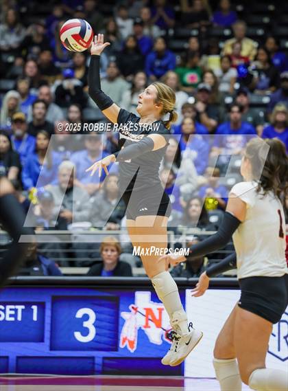Thumbnail 2 in Nocona @ Leon (UIL 2A D1 Volleyball Final) photogallery.