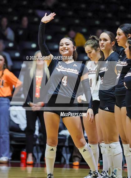 Thumbnail 1 in Nocona @ Leon (UIL 2A D1 Volleyball Final) photogallery.